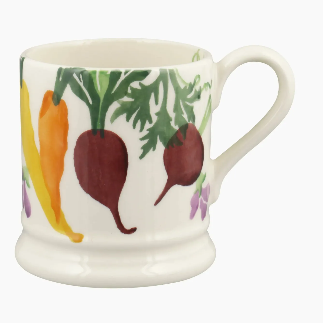 Emma Bridgewater Carrots and Beets 1/2 Pint Mug- Flowers & Garden