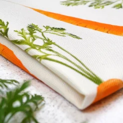 Corinne Alexander Carrot Tea Towel by- British Store Cupboard|Tea