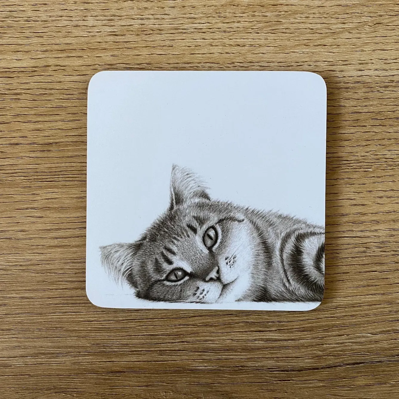 Katherine Sheard Designs Carter Cat Coaster- Coasters