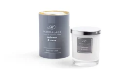 Marmalade of London Cashmere & Cocoa Glass Candle- Home Fragrance