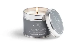 Marmalade of London Cashmere & Cocoa Medium Tin Candle- Home Fragrance