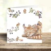 West Country Designs Cat & Mice Art Card- Greeting Cards