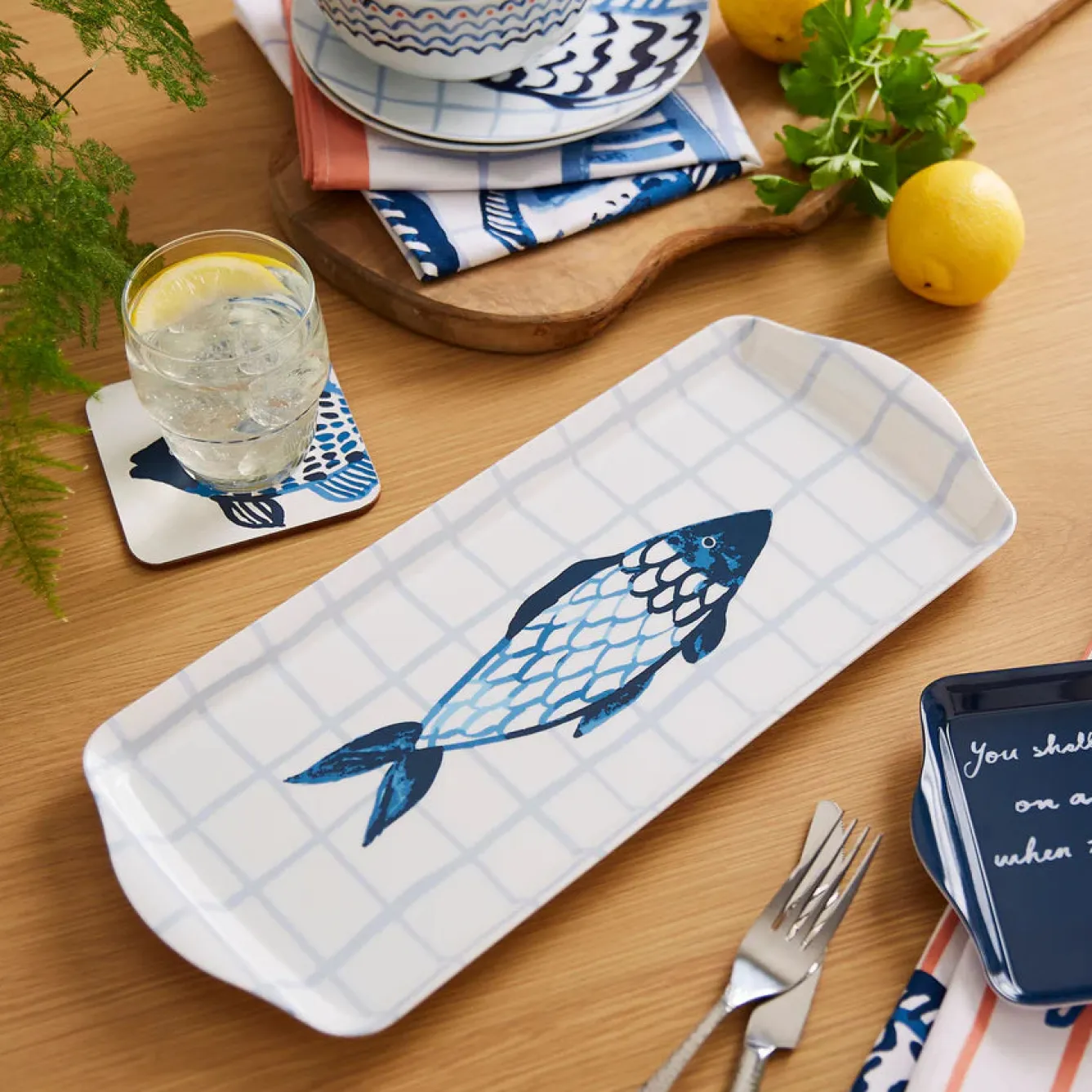 Ulster Weavers Catch of the Day Sandwich Tray- Tea|Trays