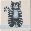 Moorland Pottery Cat Coaster by- Tea|Coasters