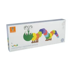 Orange Tree Toys Caterpillar Alphabet Wooden Puzzle- Puzzles|Children