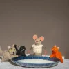 Sew Heart Felt Cat Lady Mouse with a Ginger Cat- Children