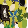 Roger La Borde Cat Palais, Birthday Laser Greeting Card- Greeting Cards