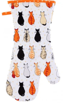 Ulster Weavers Cats in Waiting Gauntlet- Oven Gloves/Mitts