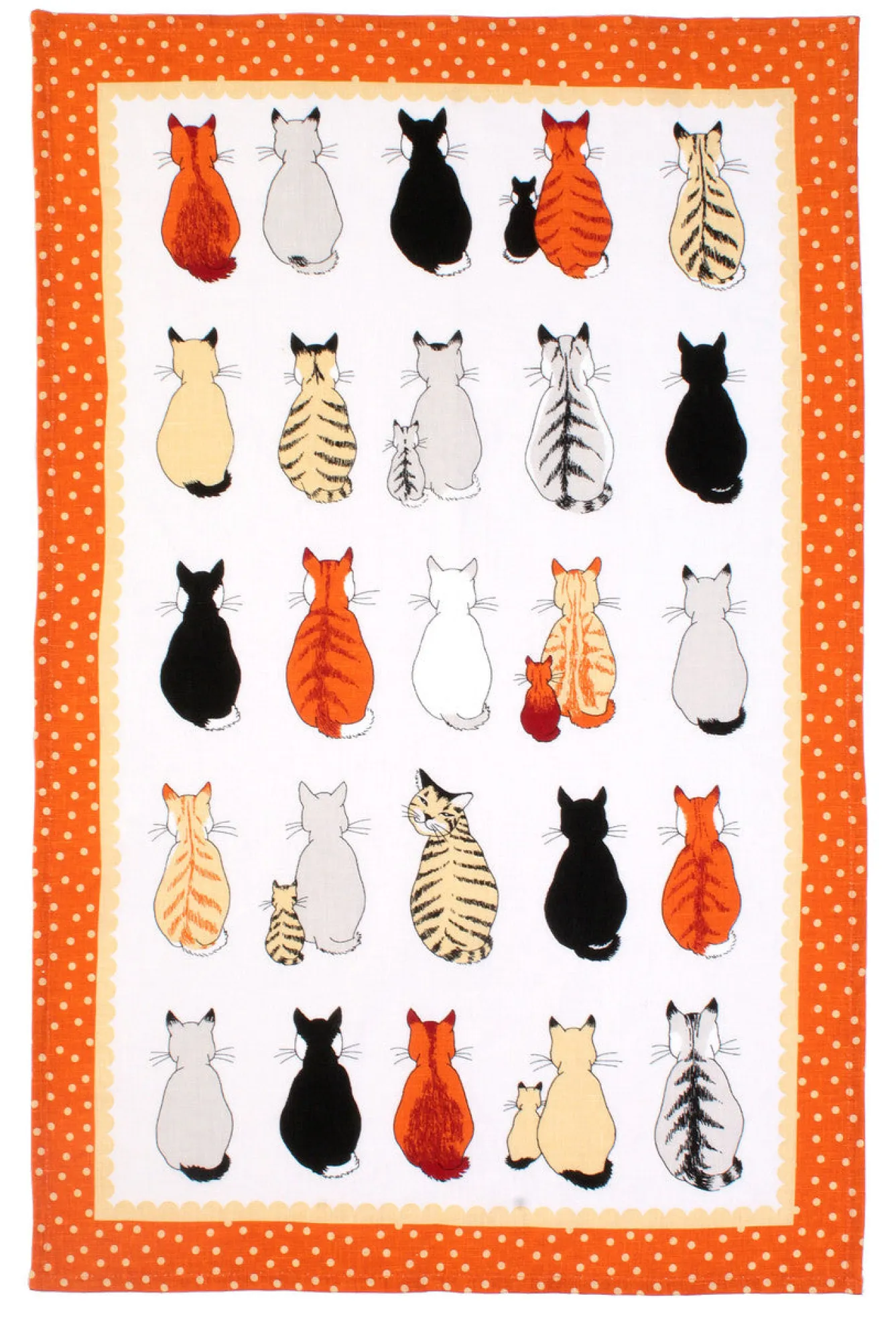 Ulster Weavers Cats in Waiting Tea Towel- Tea|Tea Towels