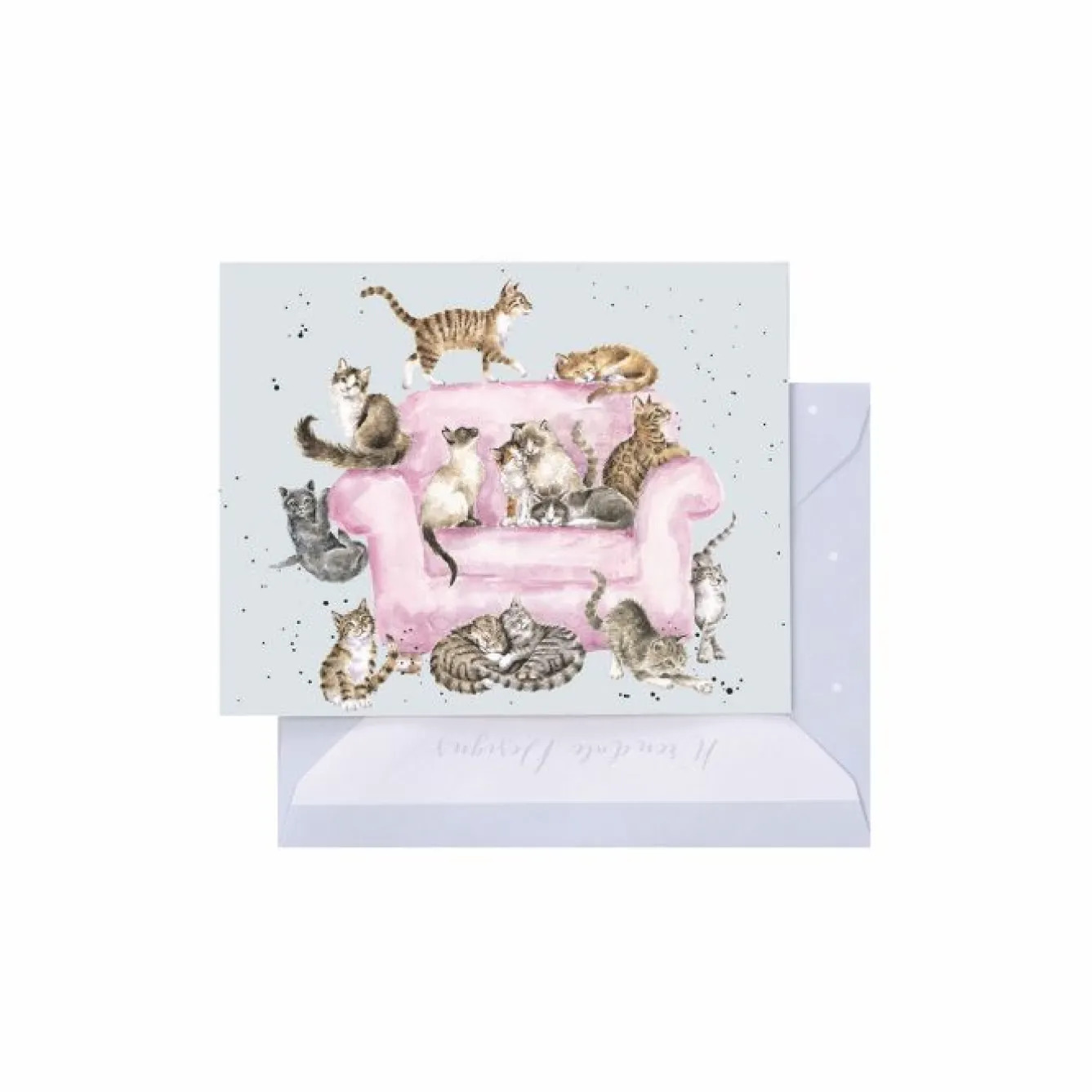 Wrendale Designs 'Cattitude' Cat Gift Enclosure Card- Greeting Cards