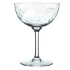 The Vintage List Champagne Saucer with Ferns Design by- Glassware
