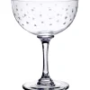 The Vintage List Champagne Saucer with Stars Design by- Glassware