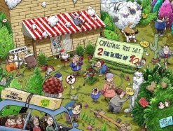All Jigsaw Puzzles Chaos at the Christmas Tree Farm 1000 Piece Jigsaw Puzzle- Puzzles|Children