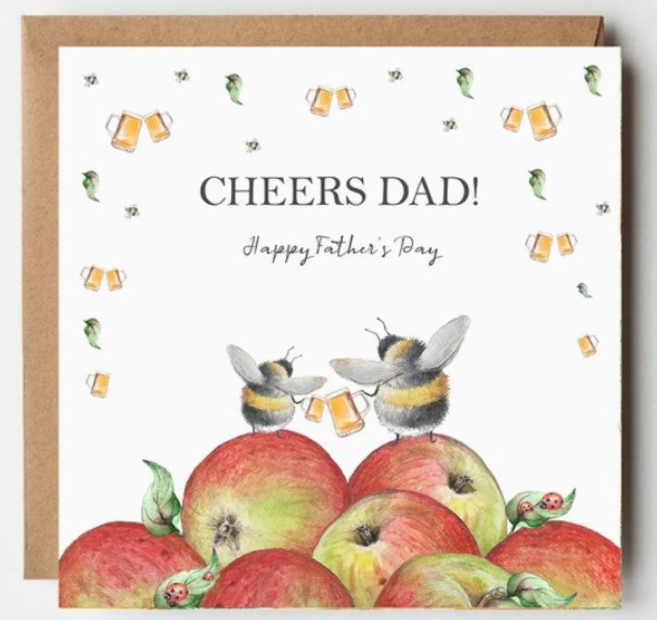 West Country Designs 'Cheers Dad!' Cider Father's Day Card- Father's Day|Greeting Cards