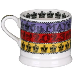 Emma Bridgewater 3 Cheers for King Charles III Small Mug- Royal