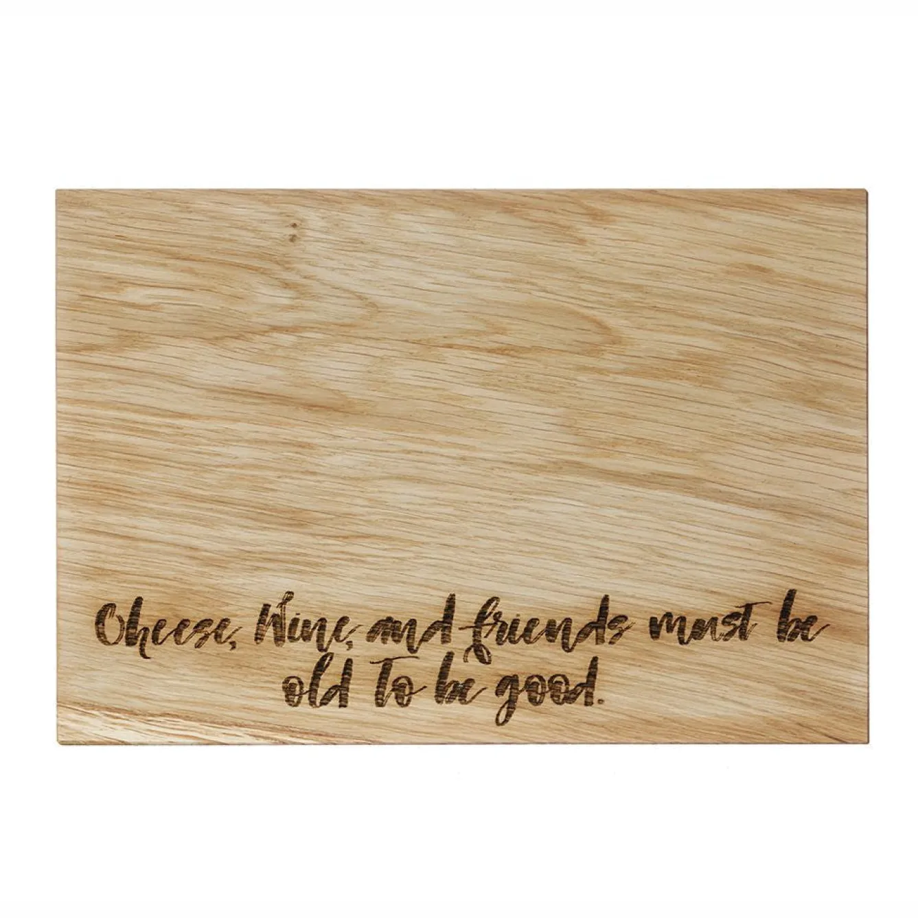 Selbrae Cheese, Wine and Friends Oak Serving Board 12in- Tea|Serving Plates & Boards