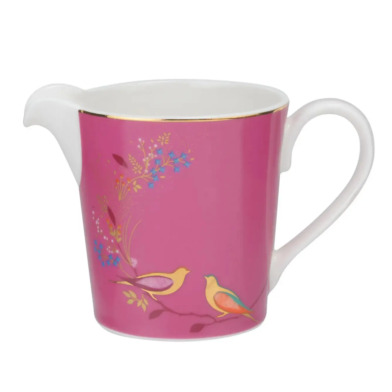 Sara Miller London Chelsea Collection Cream Jug - Pink- Jugs