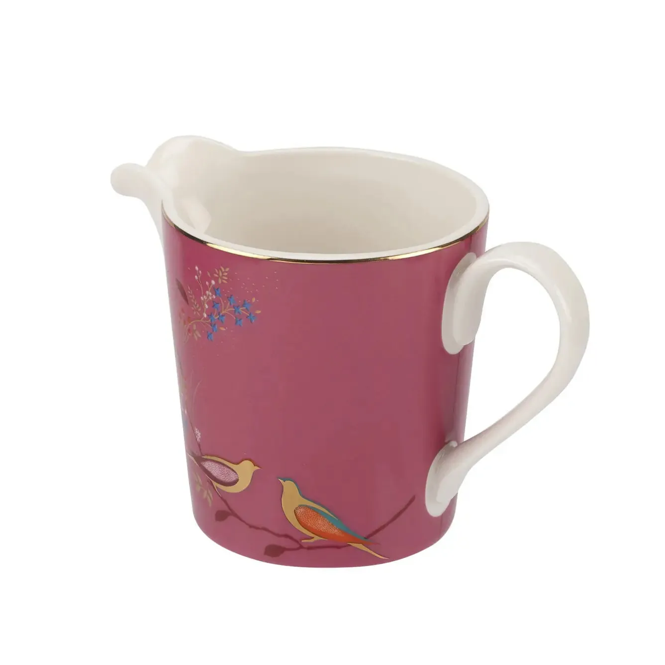 Sara Miller London Chelsea Collection Cream Jug - Pink- Jugs