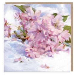 Paper Shed Design Cherry Blossoms by Dan O'Brien Greetings Card- Greeting Cards