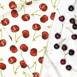Corinne Alexander Cherry Tea Towel by- Tea|Tea Towels