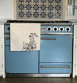 Katherine Sheard Designs Chester Cat Tea Towel- Tea|Tea Towels