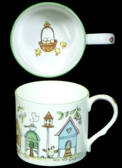 Two Bad Mice Chicken Crescent Mug- Easter|Tea