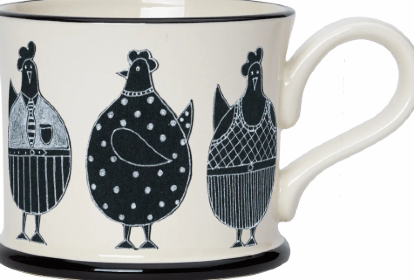 Moorland Pottery Chicken Mug by- Pets|Pets