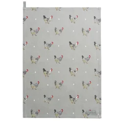 Sophie Allport Chicken Tea Towel- Tea|Tea Towels