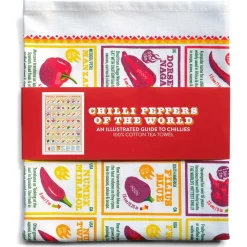 Stuart Gardiner Chilli Peppers of the World Tea Towel by- Father's Day|Tea