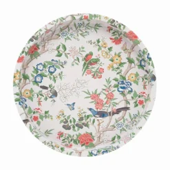 Sanderson Chinoiserie Deepwell Tin Tray- Trays|Trays