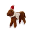 Amica Felt Chocolate Labrador with Hat and Scarf Felt Decoration- Christmas Decorations|Seasonal Decor