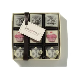 Choc on Choc Chocolate Teapots, Tea Cups and Cakes- Valentine's Day|Tea