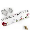Yeti Christmas Alphabet Tea Towel- Christmas|Tea
