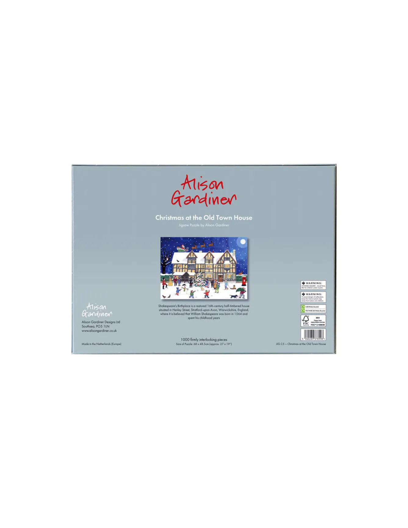 Alison Gardiner Christmas at the Old Town House Jigsaw Puzzle- Puzzles|Children