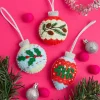 Hawthorn Handmade Christmas Baubles Felt Craft Kit- Crafts|Children