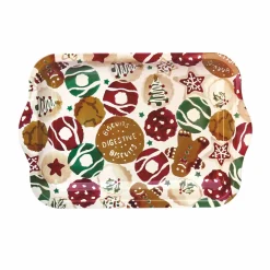 Emma Bridgewater Christmas Biscuits Small Tin Tray- Trays|Trays