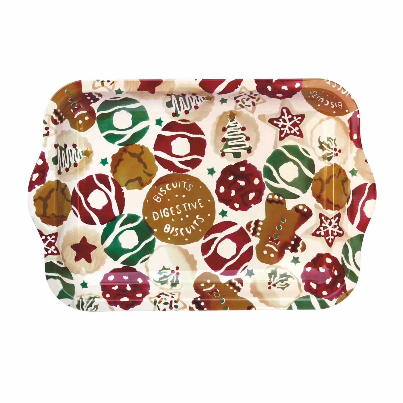 Emma Bridgewater Christmas Biscuits Small Tin Tray- Trays|Trays
