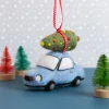 Hawthorn Handmade Christmas Car Mini Felting Kit- Christmas|Crafts