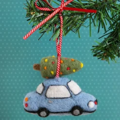 Hawthorn Handmade Christmas Car Mini Felting Kit- Christmas|Crafts