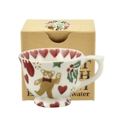 Emma Bridgewater Christmas Celebration Tiny Teacup Boxed- Christmas Decorations|Seasonal Decor