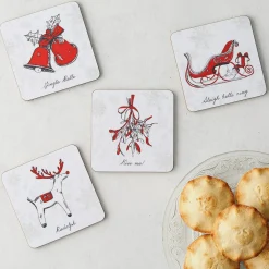 Victoria Eggs Christmas Delights Icons Set of 4 Coasters- Coasters