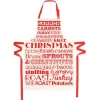 Victoria Eggs Christmas Dinner Apron - Red- Aprons