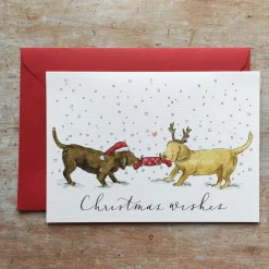Ellie Hooi Illustration Christmas Dog Card- Christmas Cards|Greeting Cards