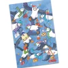 Emma Ball Christmas Flying Puffin Tea Towel- Christmas|Tea