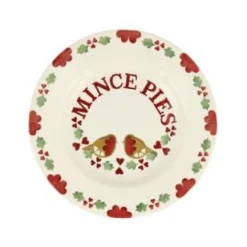 Emma Bridgewater Christmas Joy Mince Pies 8 1/2 inch plate- Plates