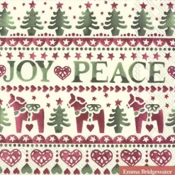 Emma Bridgewater Christmas Joy Pattern Napkins- Christmas|Picnic
