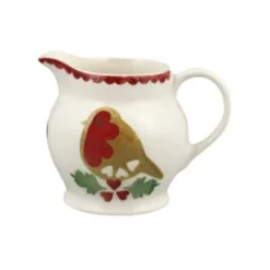 Emma Bridgewater Christmas Joy Robin Tiny Jug Boxed- Christmas Decorations|Seasonal Decor