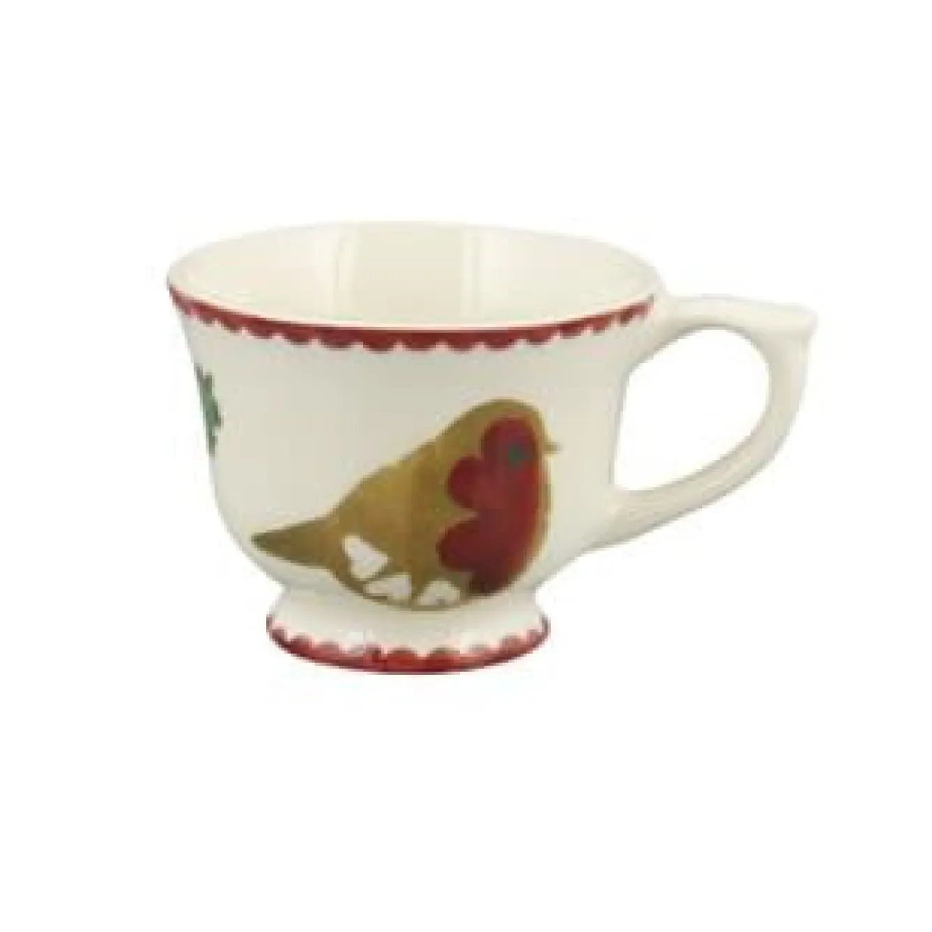 Emma Bridgewater Christmas Joy Robin Tiny Teacup Boxed- Christmas Decorations