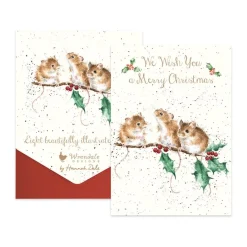 Wrendale Designs 'Christmas Mice' Christmas Card Pack- Christmas Cards|Stationery