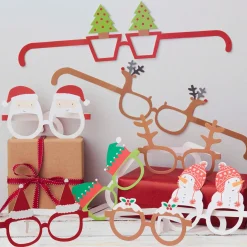 Ginger Ray Christmas Novelty Funglasses- Seasonal Decor